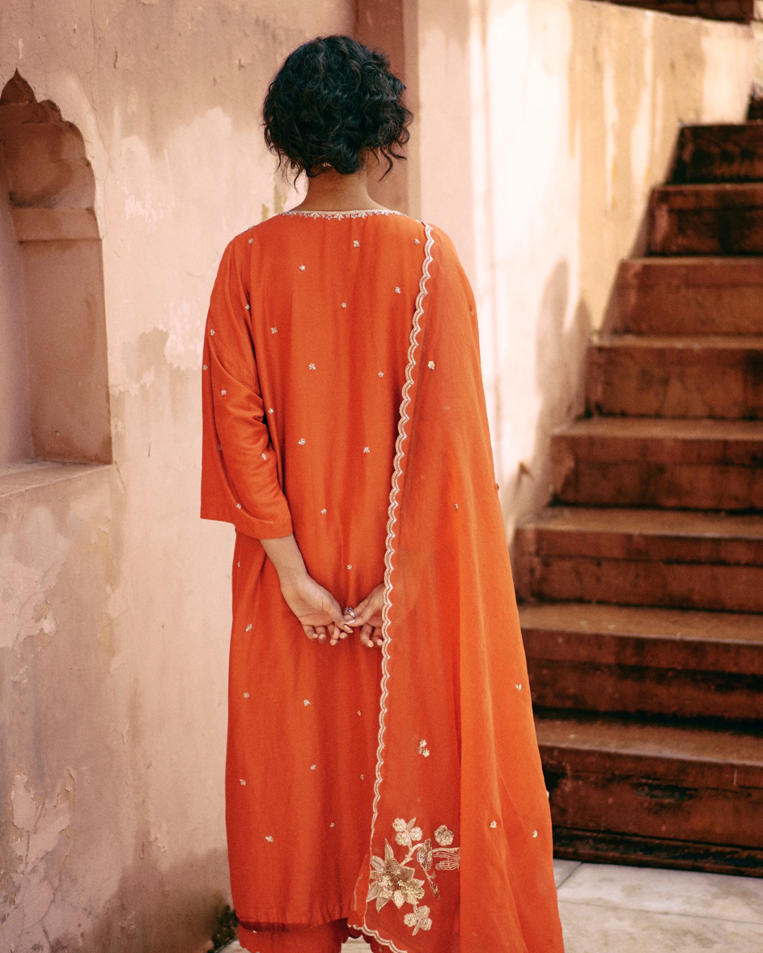 Paulmi and Harsh - Skye Kurta Set from Roop
