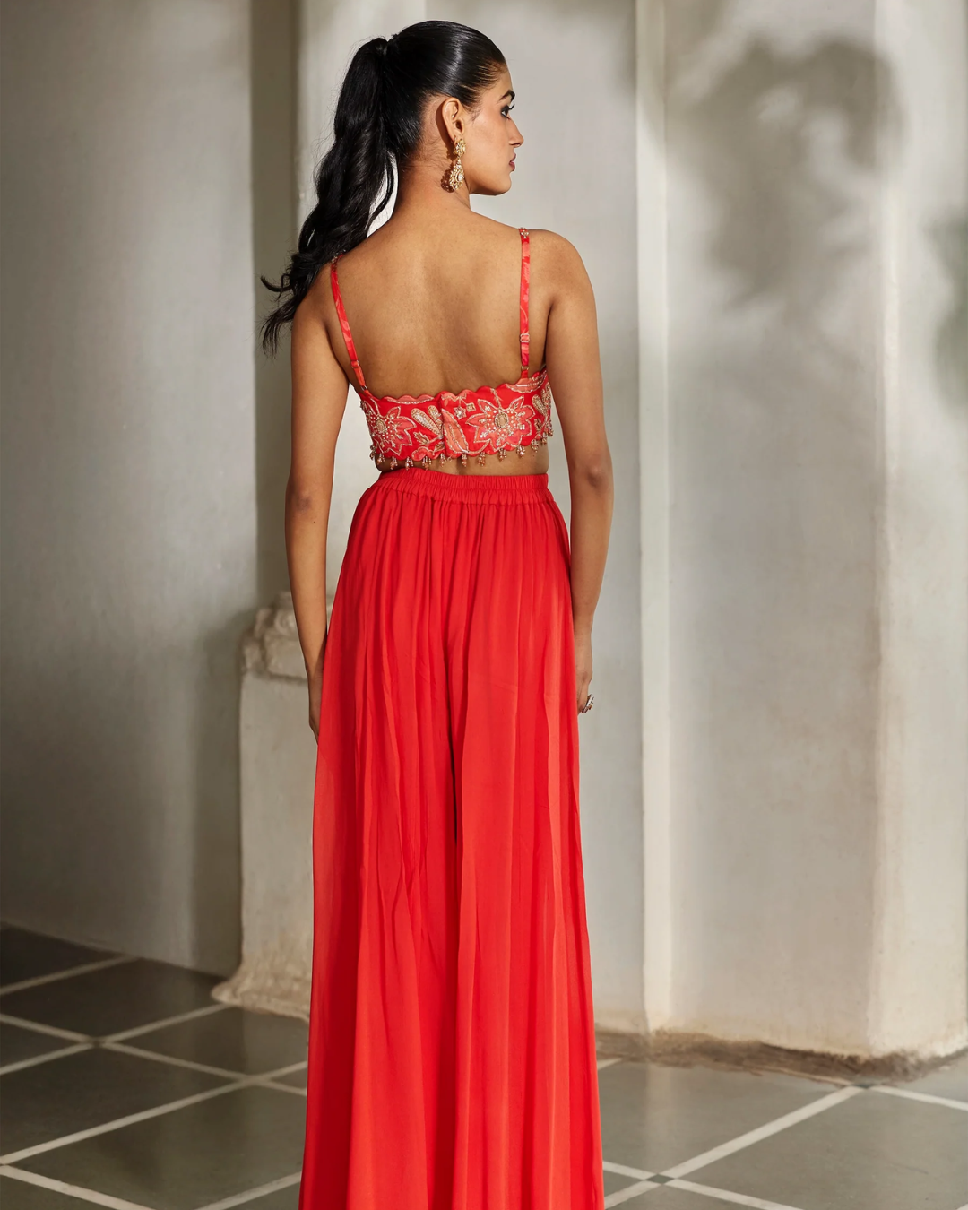 Paulmi and Harsh - Nunu Jacket Palazzo Set from Tara
