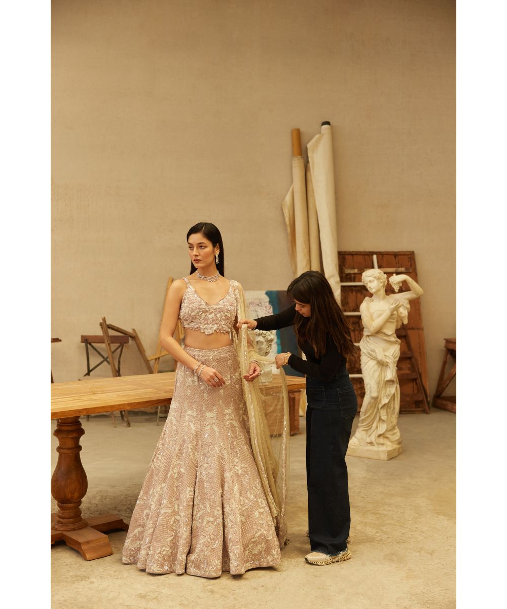 MEHUL GUPTA - Fish cut Lehenga