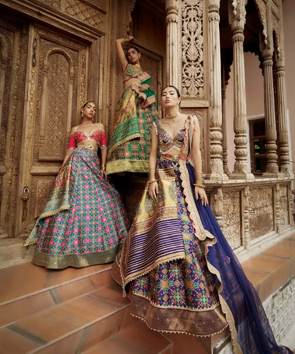 ADITI GUPTA - Patola print Lehenga set