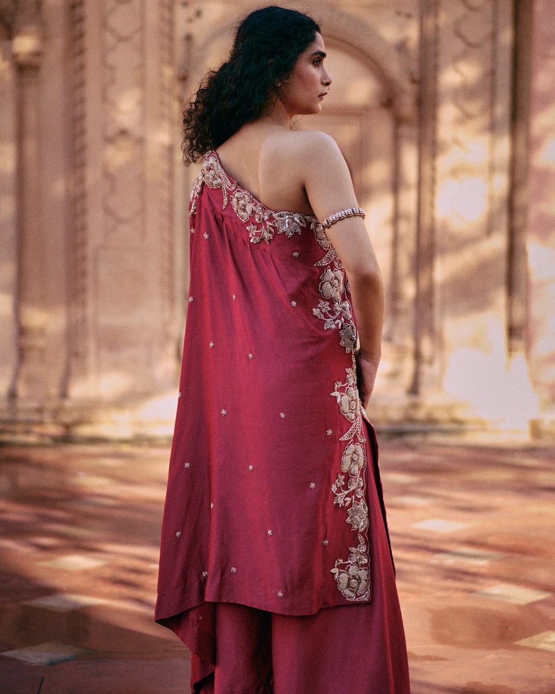 Paulmi and Harsh - Rae Kurti Set from Roop