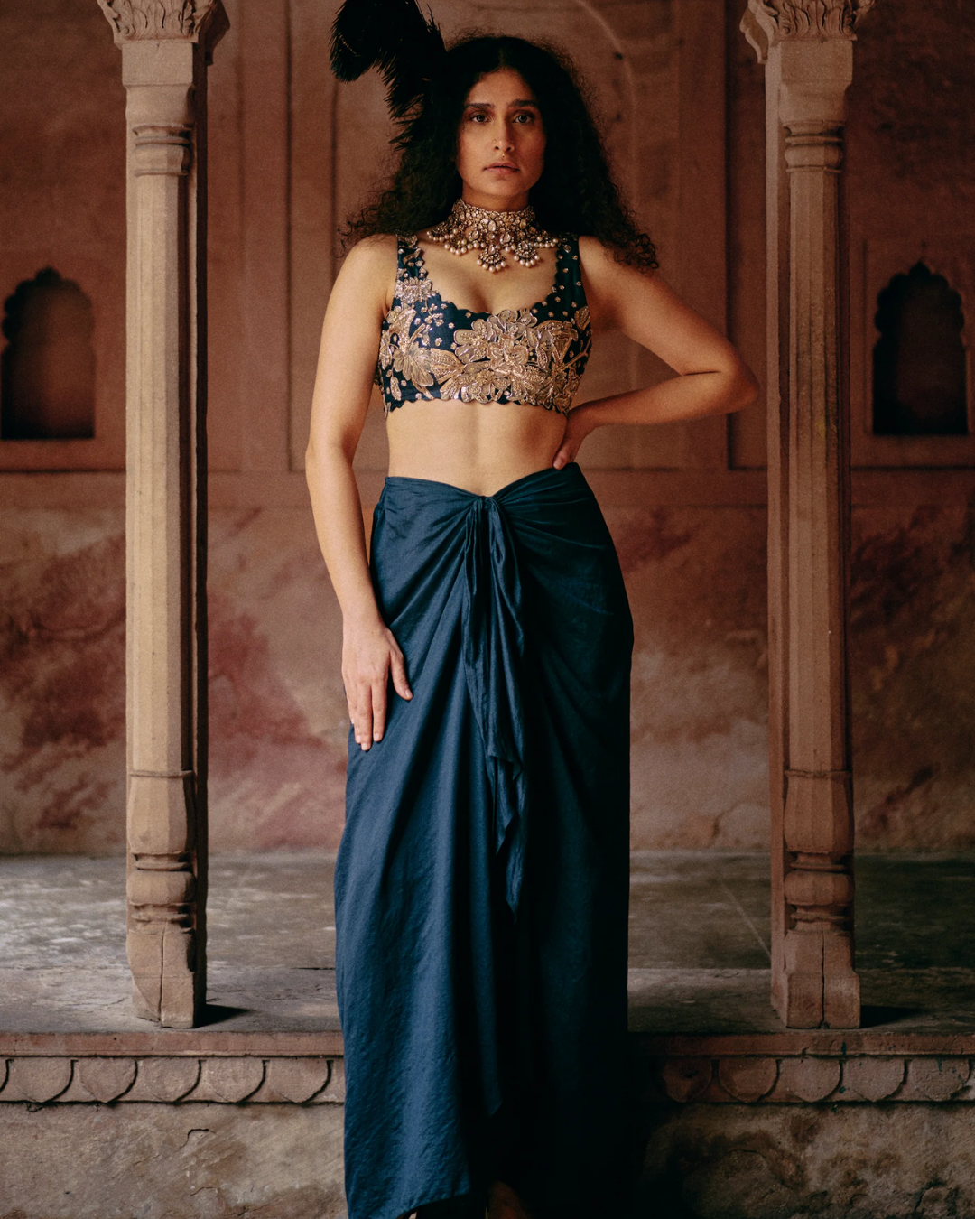 Paulmi and Harsh - Ruth Jacket Set from Roop