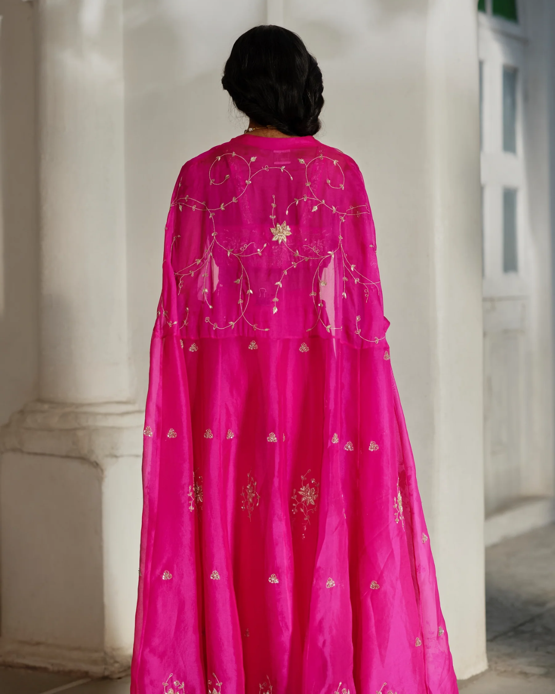 Paulmi and Harsh - Ari Cape Palazzo Set from Tara