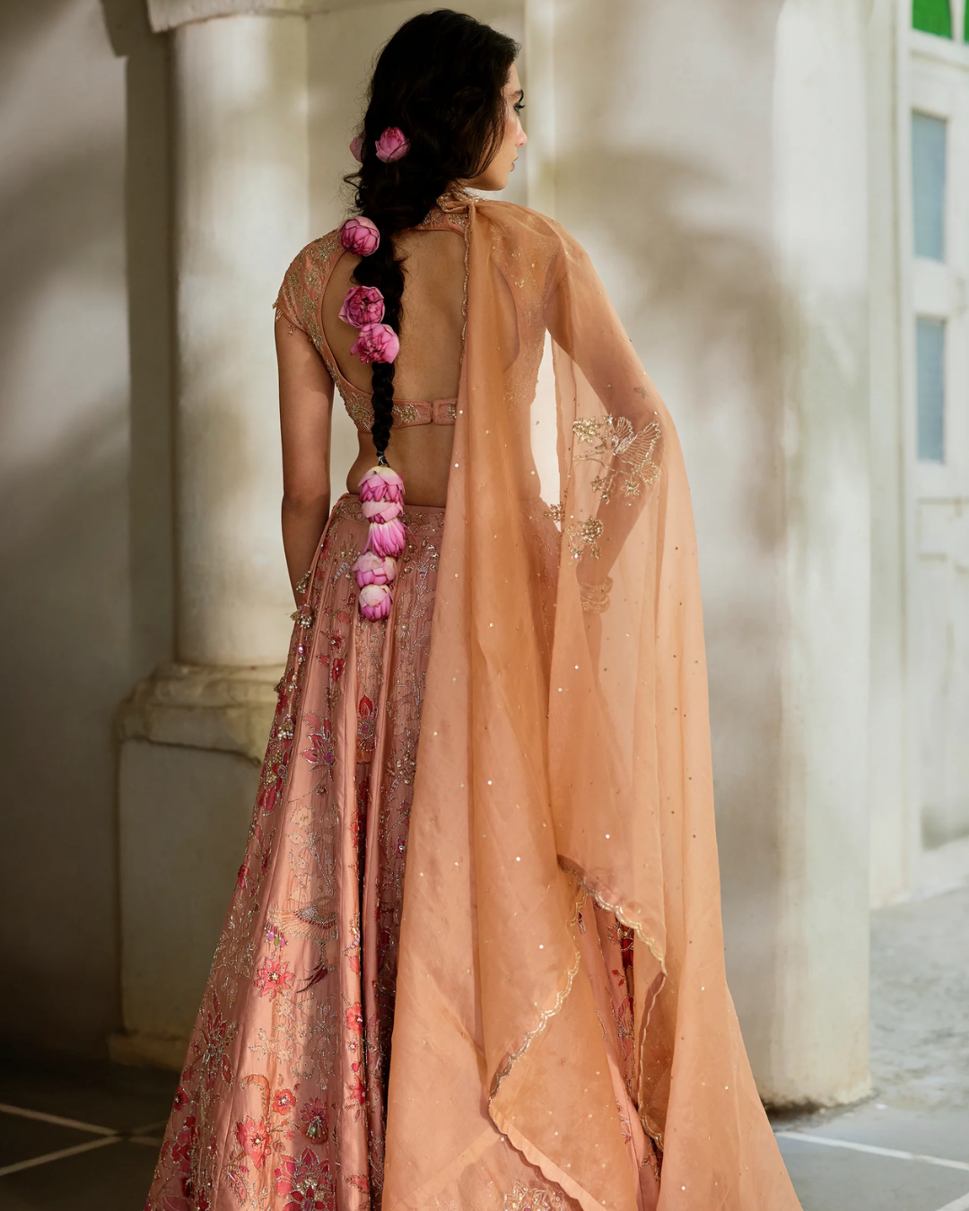 Paulmi and Harsh - Orin Lehenga Set from Tara