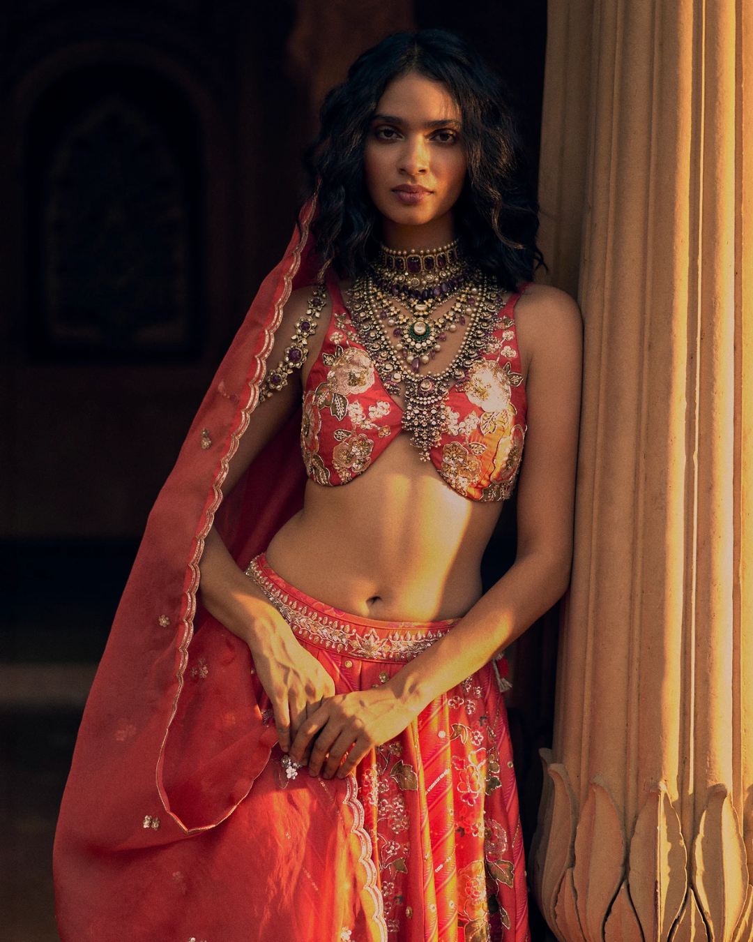 Paulmi and Harsh - Oceane Lehenga Set from Roop