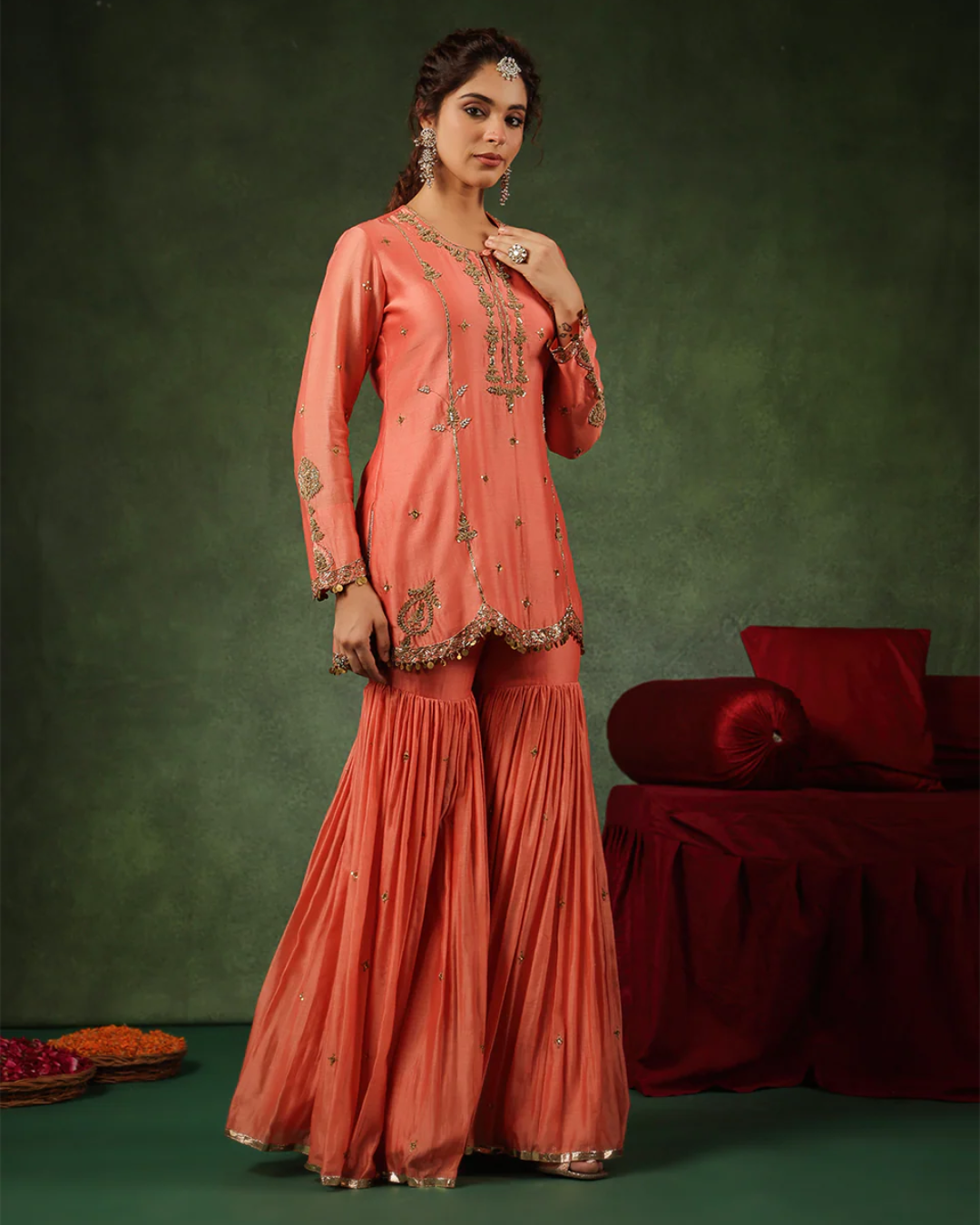 Niti Bothra - Pakeezah Sharara Joda Narangi (Sale Piece)