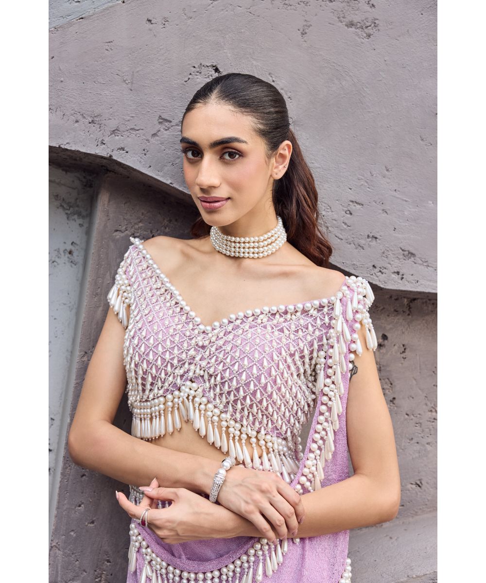 MEHUL GUPTA - Pre-stitched Fusion Saree