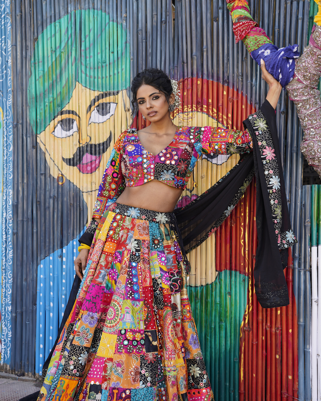 Banjara Trail - Katha-E-Rang Patchwork Lehenga