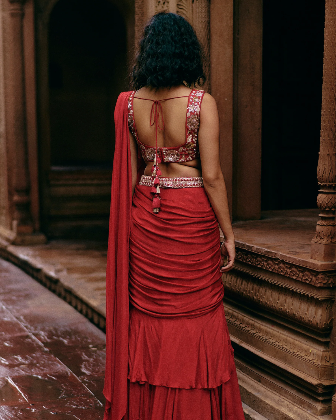 Paulmi and Harsh - Isla Saree Set from Roop