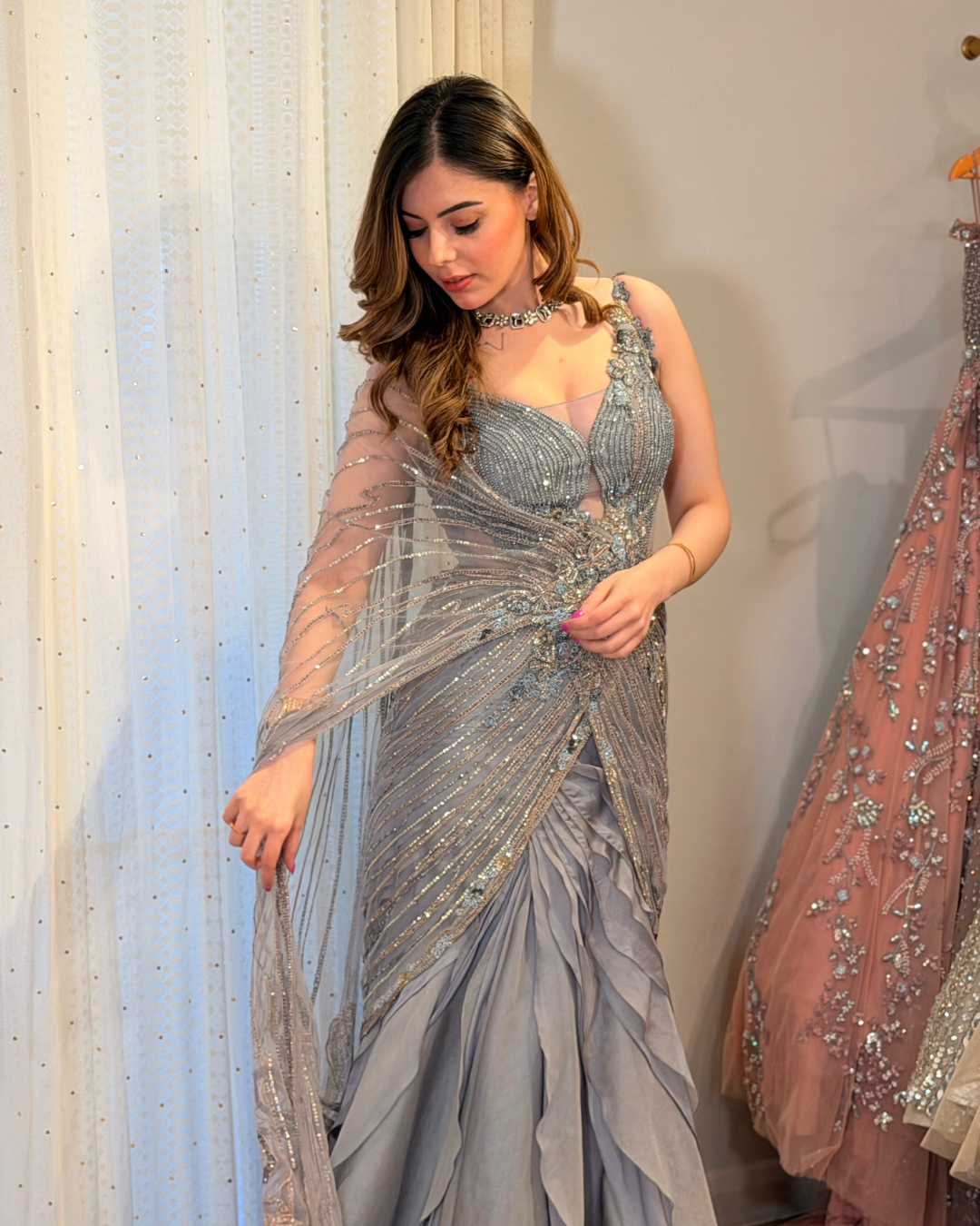 Adaara Couture - Floral Dream Saree