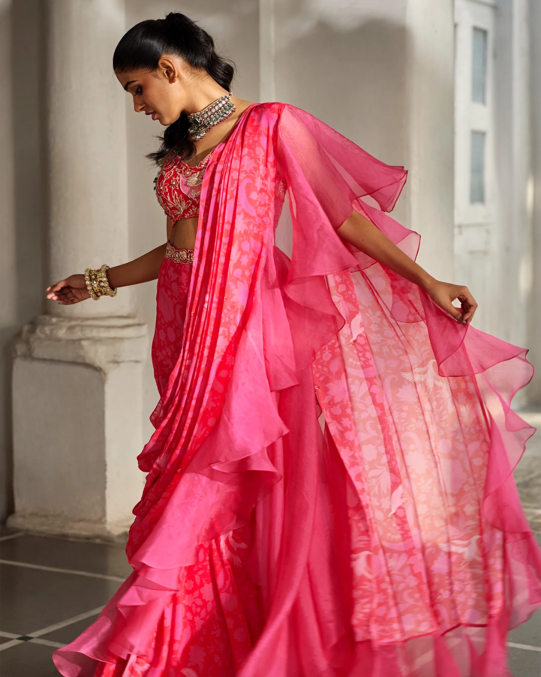 Paulmi and Harsh - Soli Saree Set from Tara