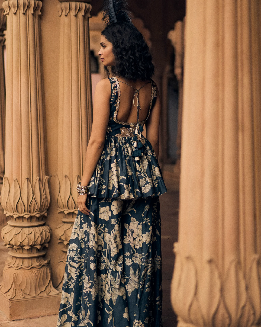 Paulmi and Harsh - Eve Peplum Set from Roop