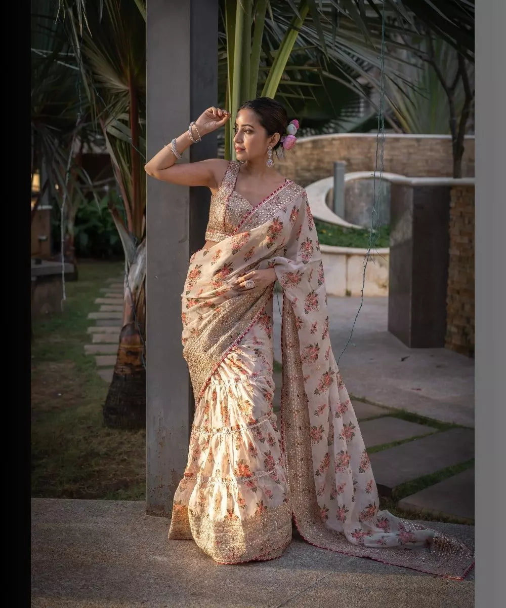GOPI VAID - Mahira Saree Set- Celeb