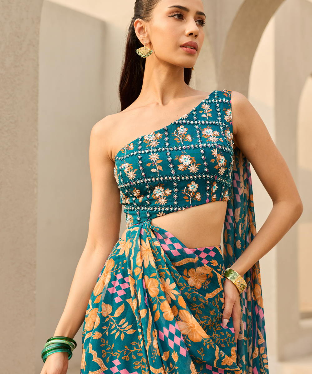 DiyaRajvvir - Amelia collection - Saree set