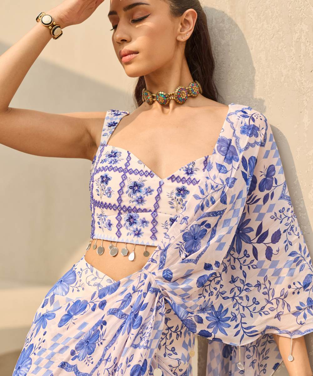 DiyaRajvvir - Amelia collection - Saree set