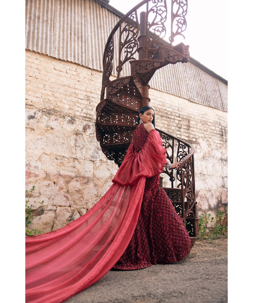 MEHUL GUPTA - Fish cut Lehenga