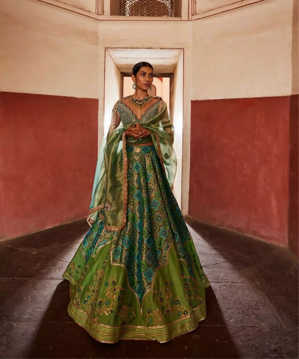 ADITI GUPTA - Banarsi Chanderi Lehenga