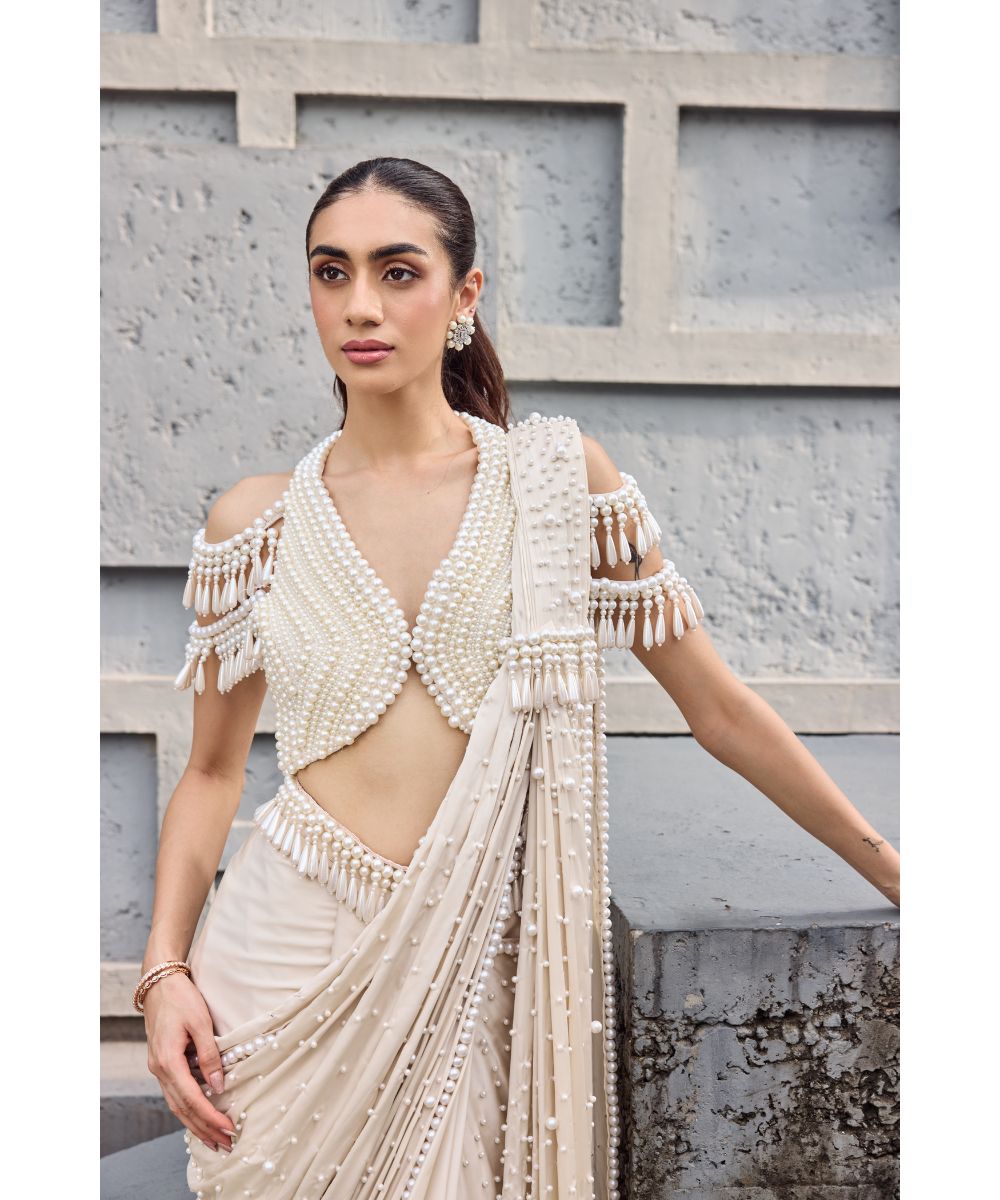 MEHUL GUPTA - Pre-stitched Fusion Saree