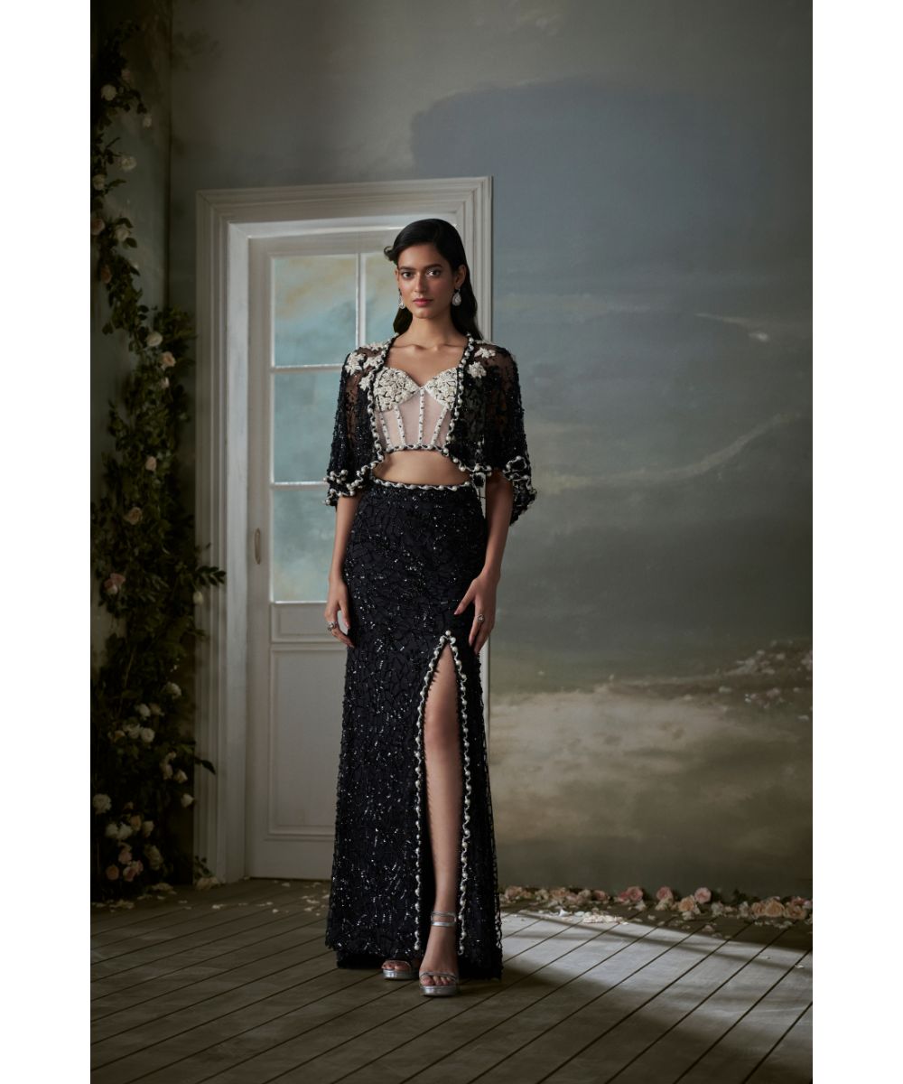 NITIKA GUJRAL - Skirt Corset bustier Set