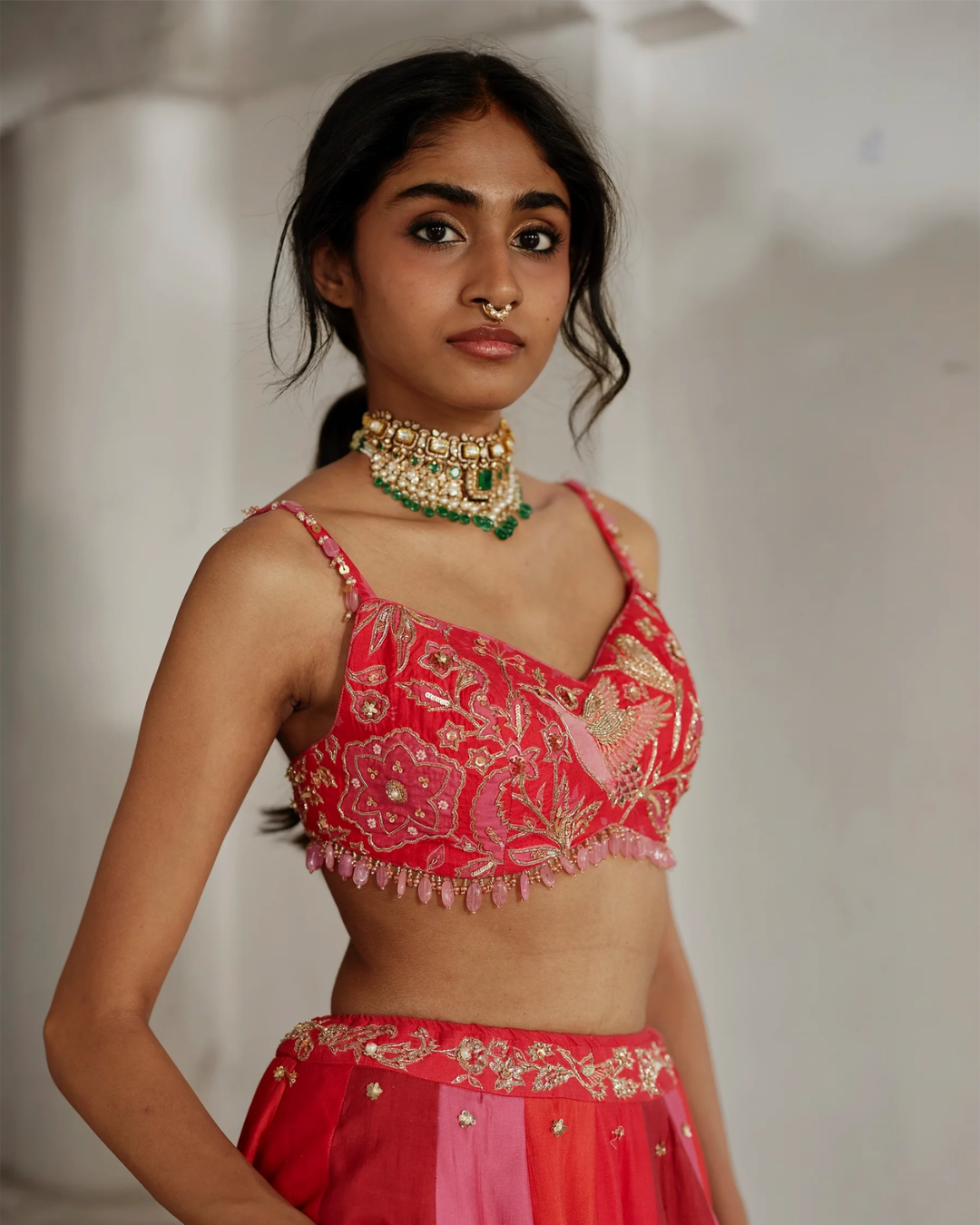 Paulmi and Harsh - Viri Lehenga Set from Tara