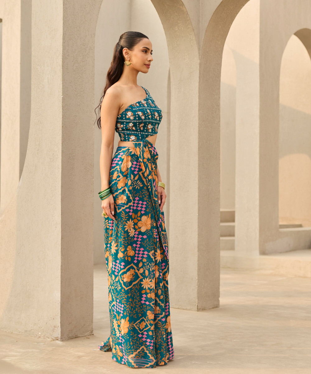 DiyaRajvvir - Amelia collection - Saree set
