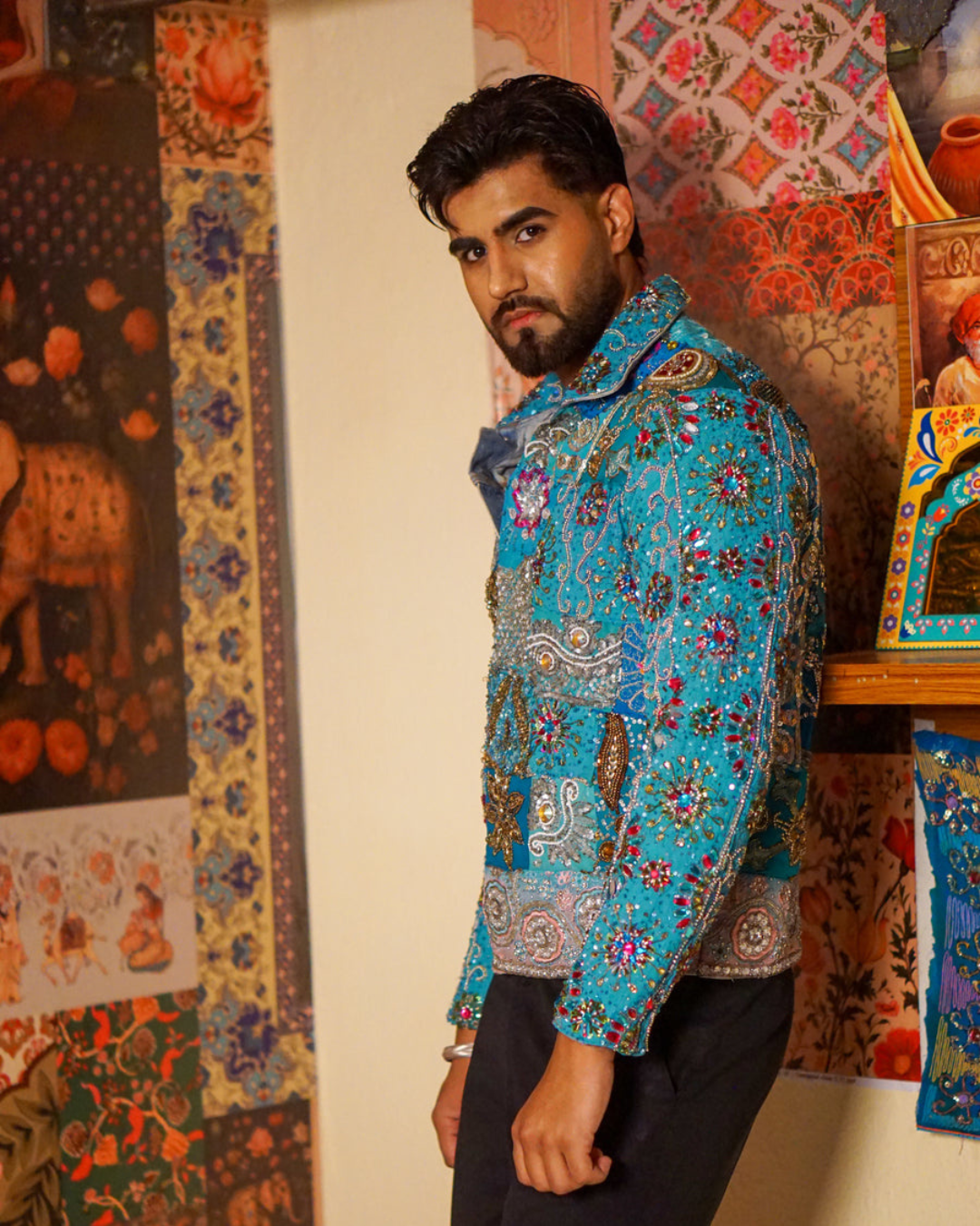 Banjara Trail - Zar-e-Firoza Regal Embellished Jacket