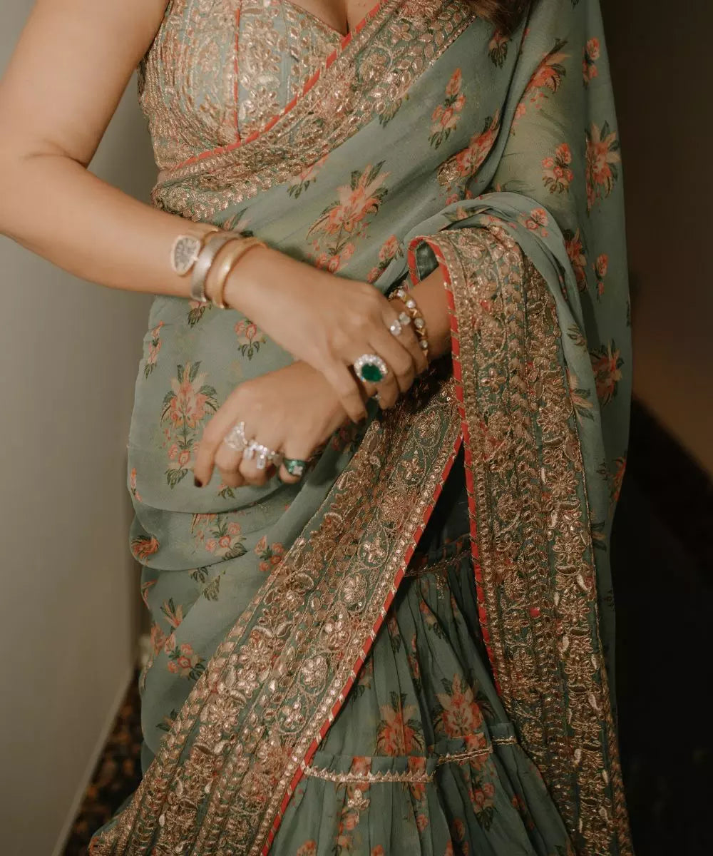 GOPI VAID - Mahira Saree Set - Celeb