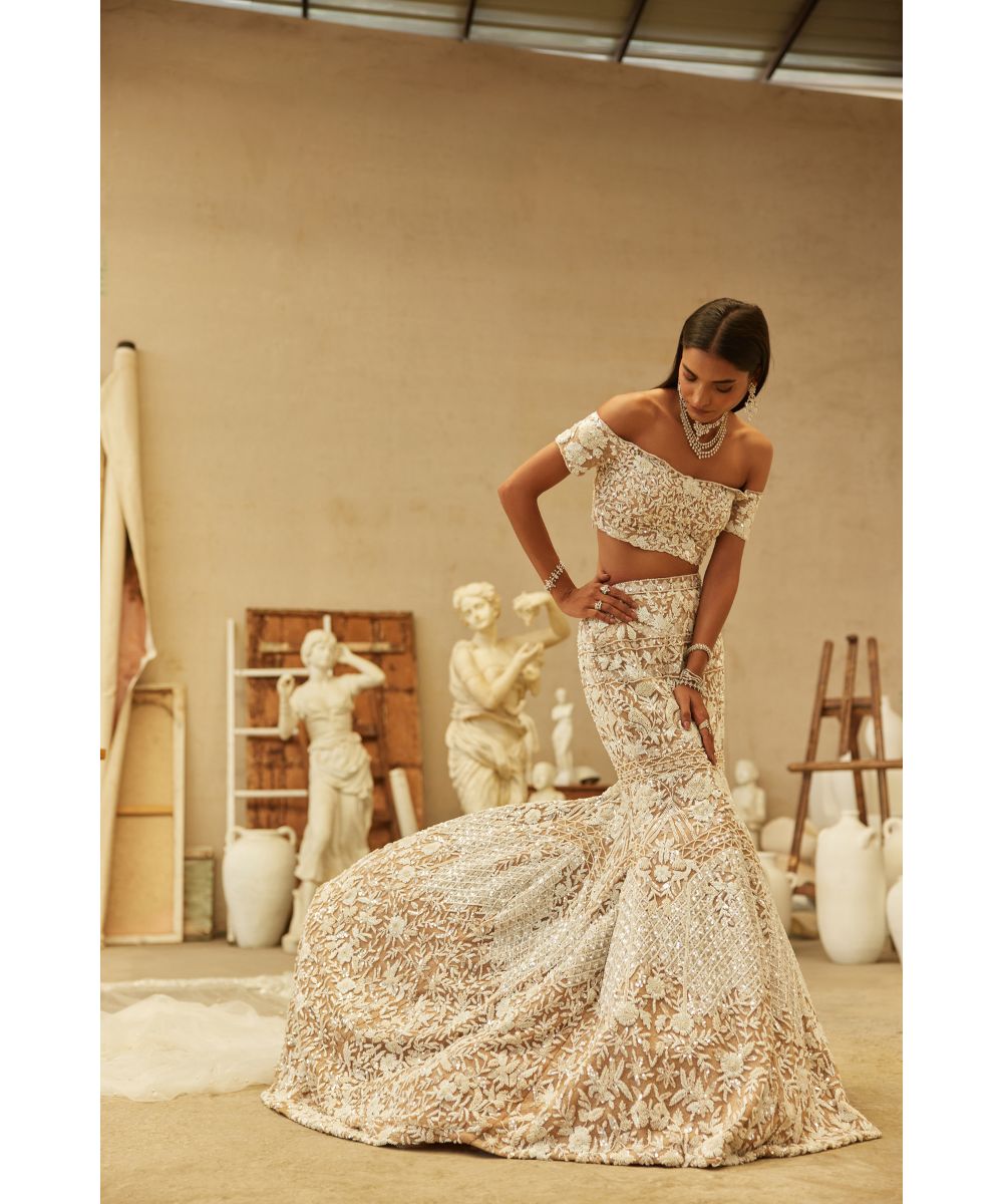 MEHUL GUPTA - Fish cut Lehenga