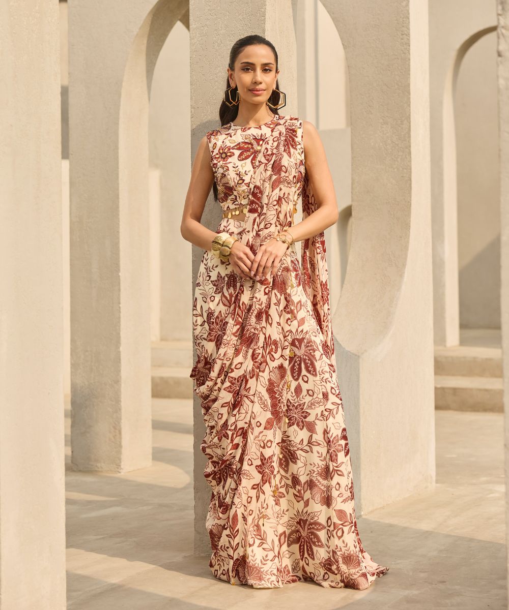 DiyaRajvvir - Amelia collection - Saree set