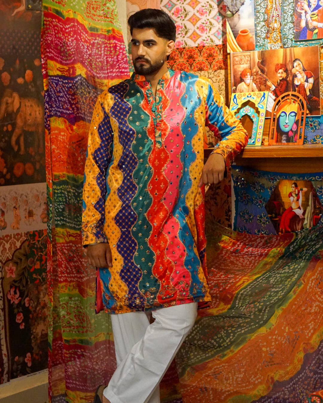 Banjara Trail - Rangveer Multicolour Kurta