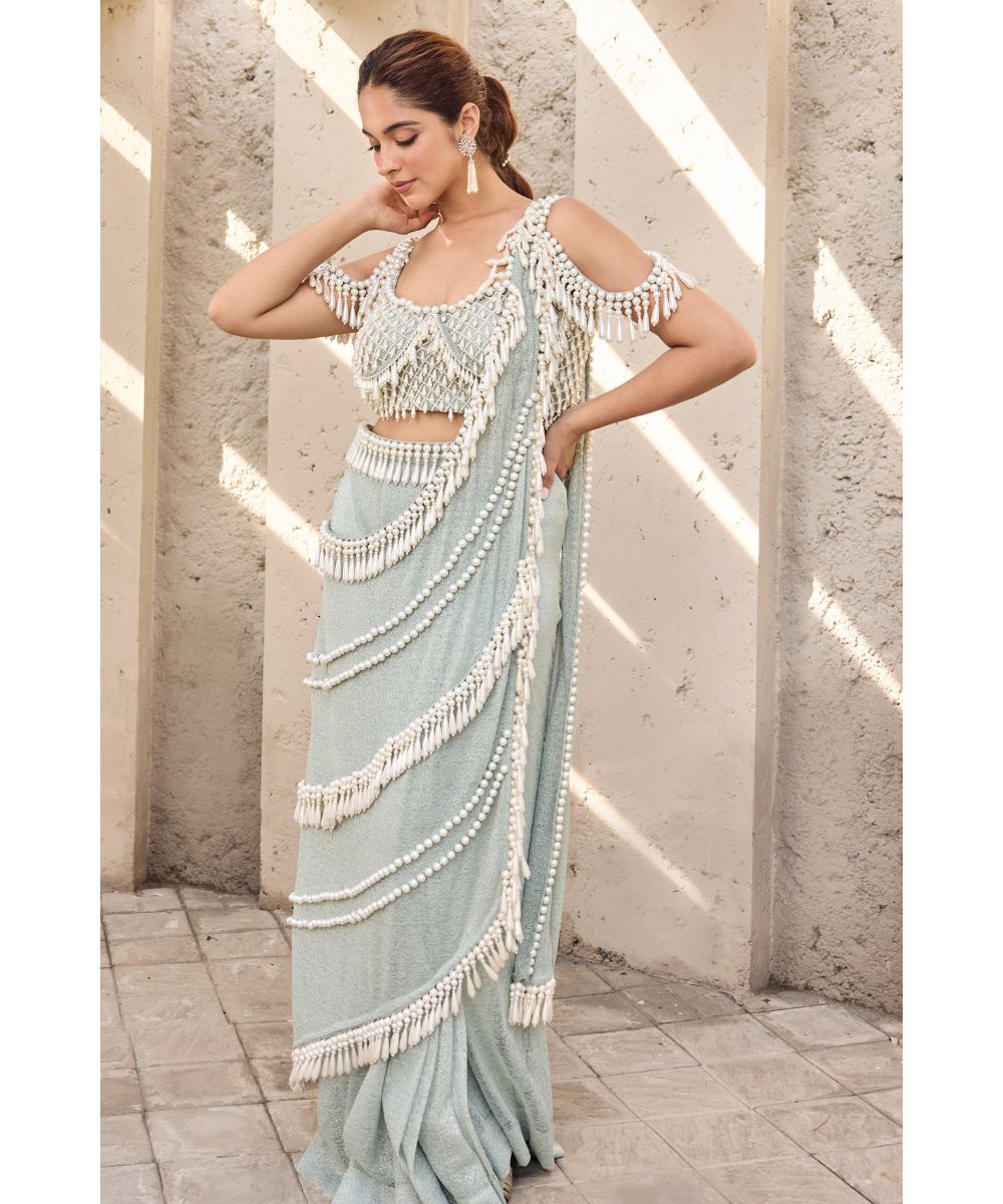 MEHUL GUPTA - Pre-stitched Fusion Saree