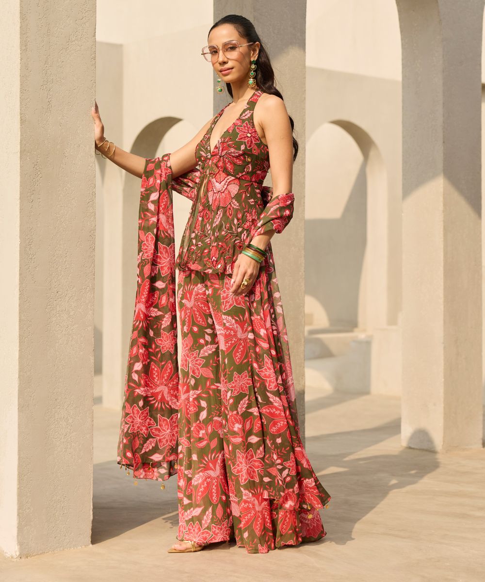 DiyaRajvvir - Amelia collection - Peplum kurti set