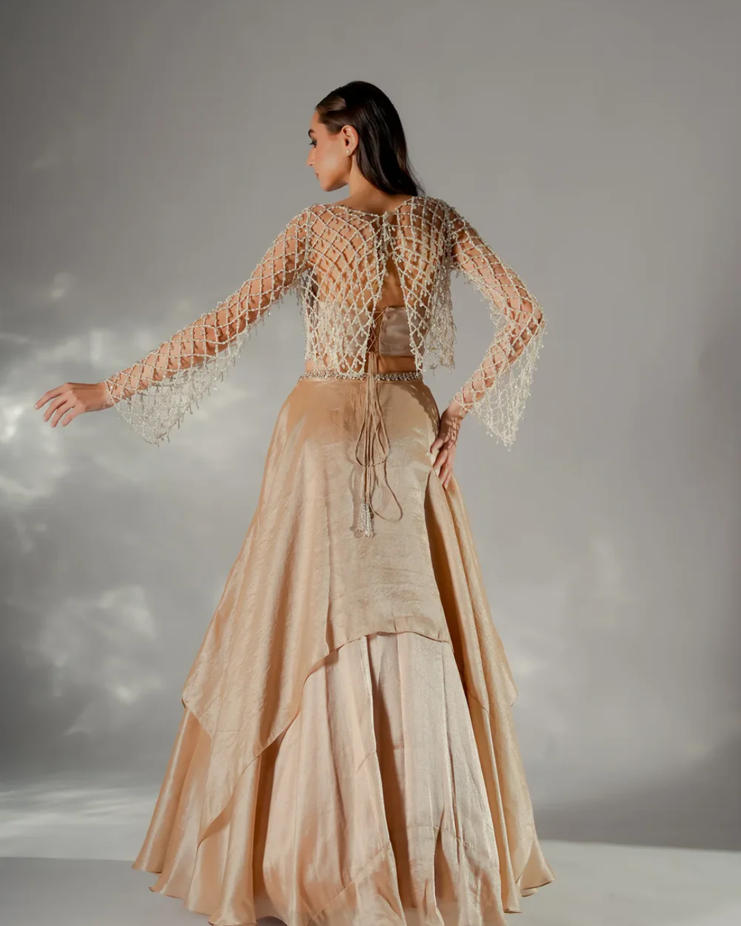 Jade by Ashima - Celeste Drape skirt co-ord set