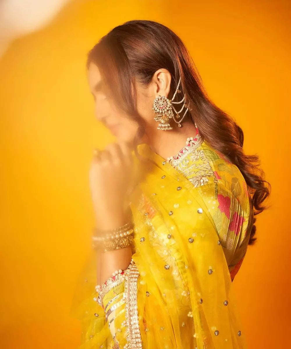 GOPI VAID - Huma Ag With Palazzo Set - Celeb