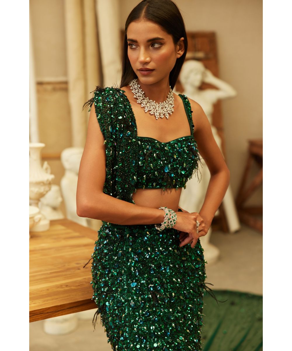 MEHUL GUPTA - Fish Cut Lehenga