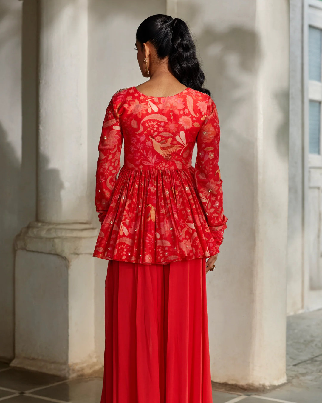 Paulmi and Harsh - Noci Peplum Set from Tara
