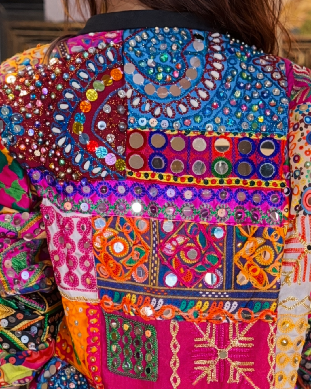 Banjara Trail- Banjara Blaze Full Patchwork Co-ord Set