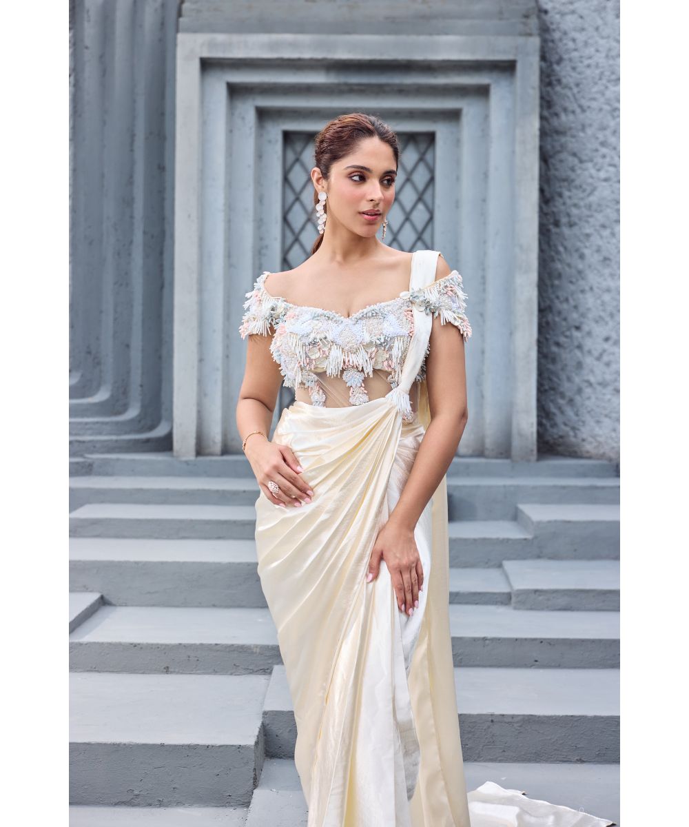 MEHUL GUPTA - Pre-stitched Fusion Saree