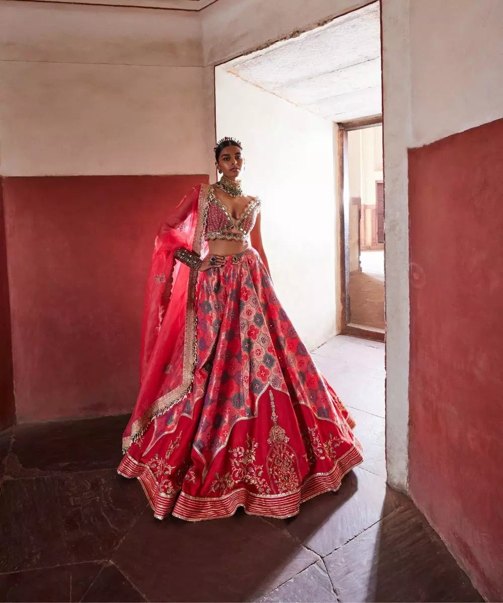 ADITI GUPTA - Banarsi Chanderi Lehenga