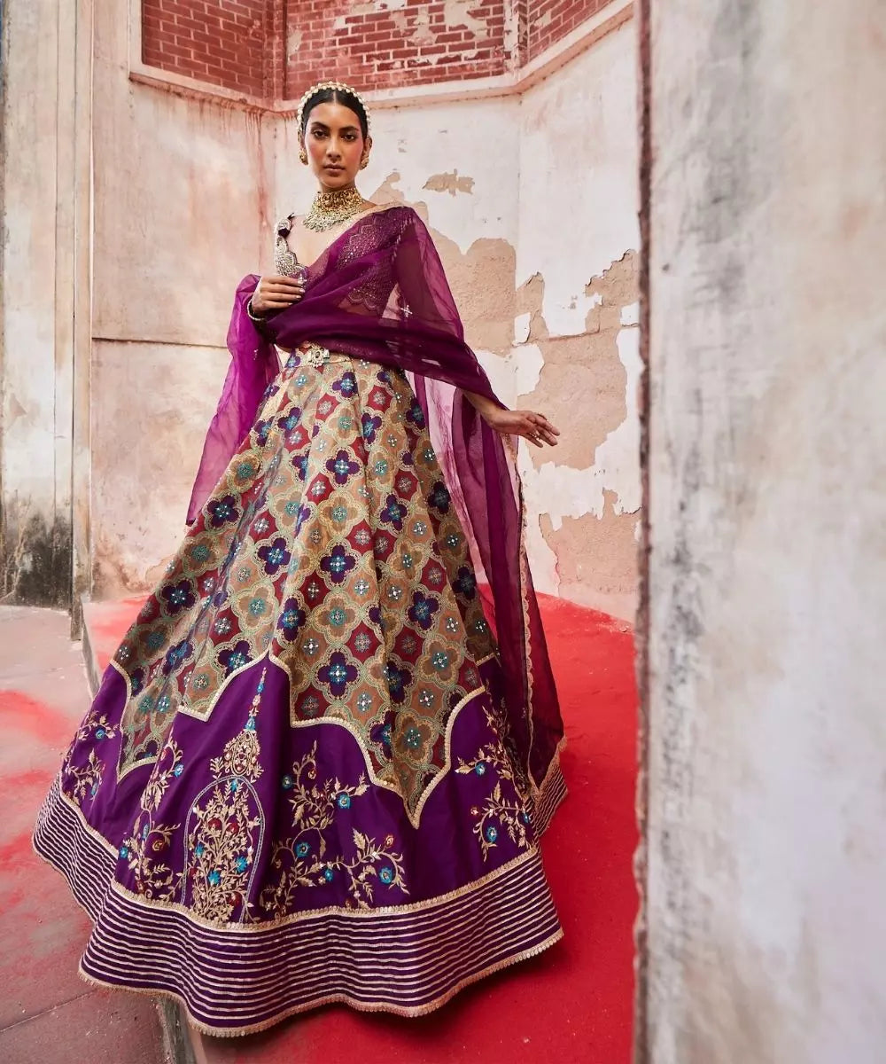 ADITI GUPTA - Banarsi Chanderi Lehenga