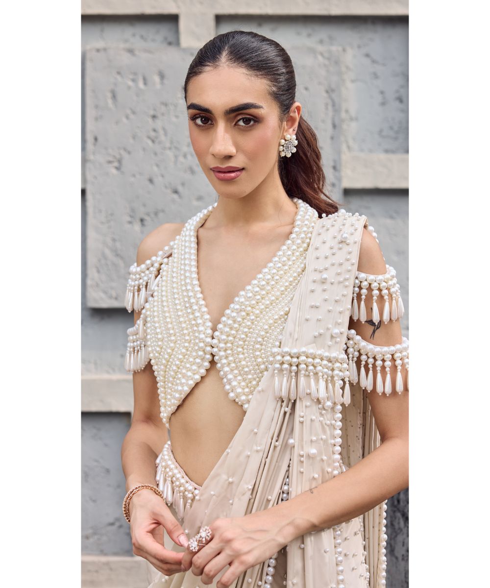 MEHUL GUPTA - Pre-stitched Fusion Saree