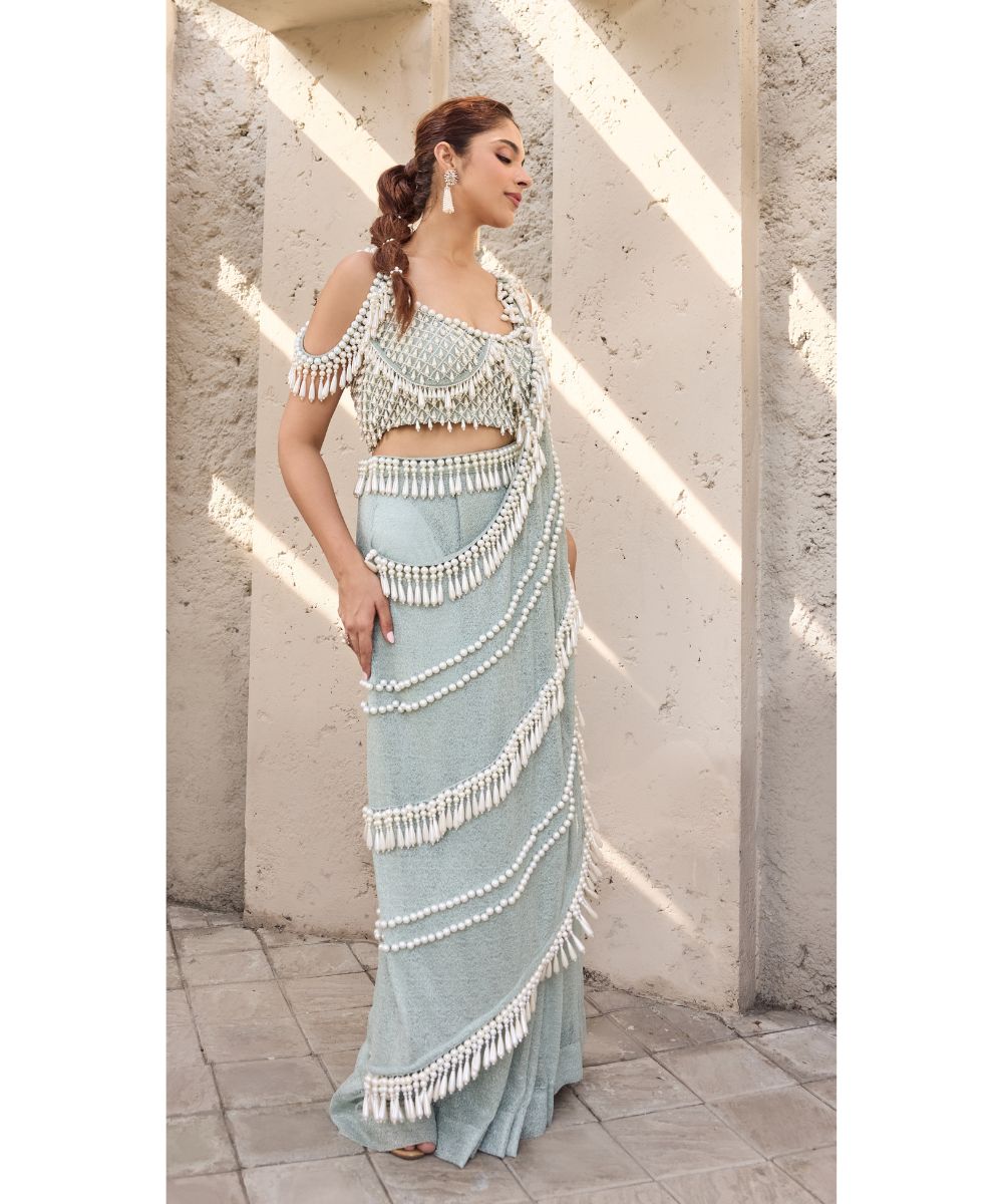 MEHUL GUPTA - Pre-stitched Fusion Saree