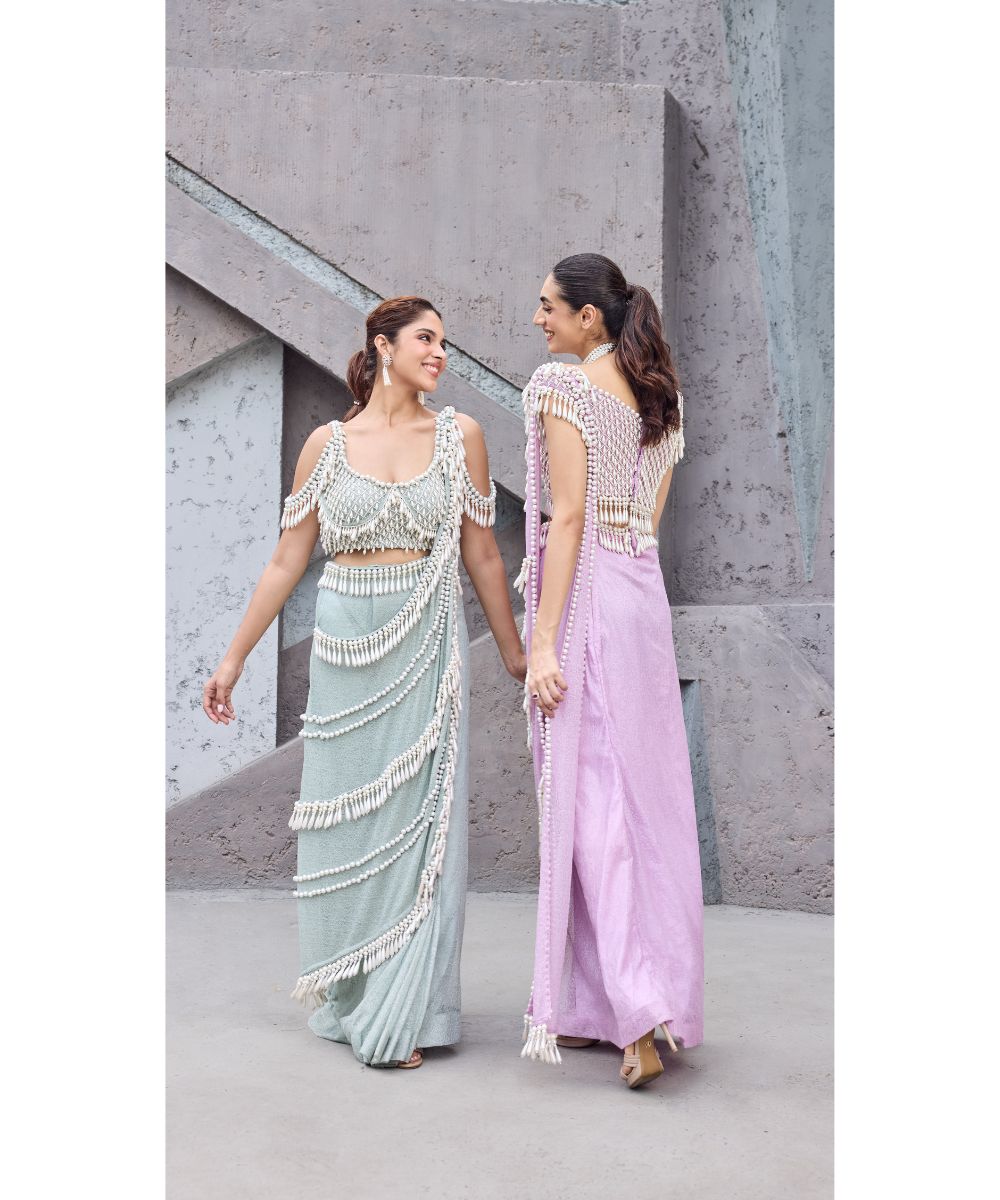 MEHUL GUPTA - Pre-stitched Fusion Saree