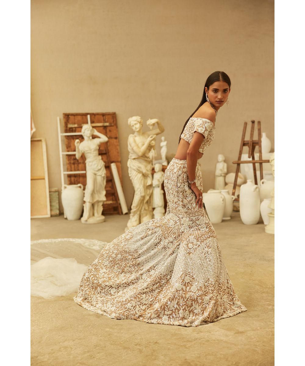 MEHUL GUPTA - Fish cut Lehenga