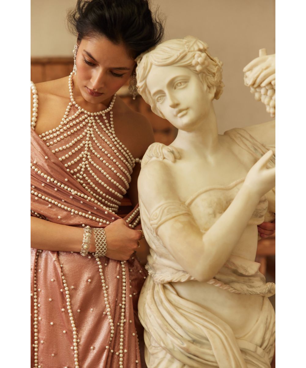 MEHUL GUPTA - Pre-stitched Fusion Saree