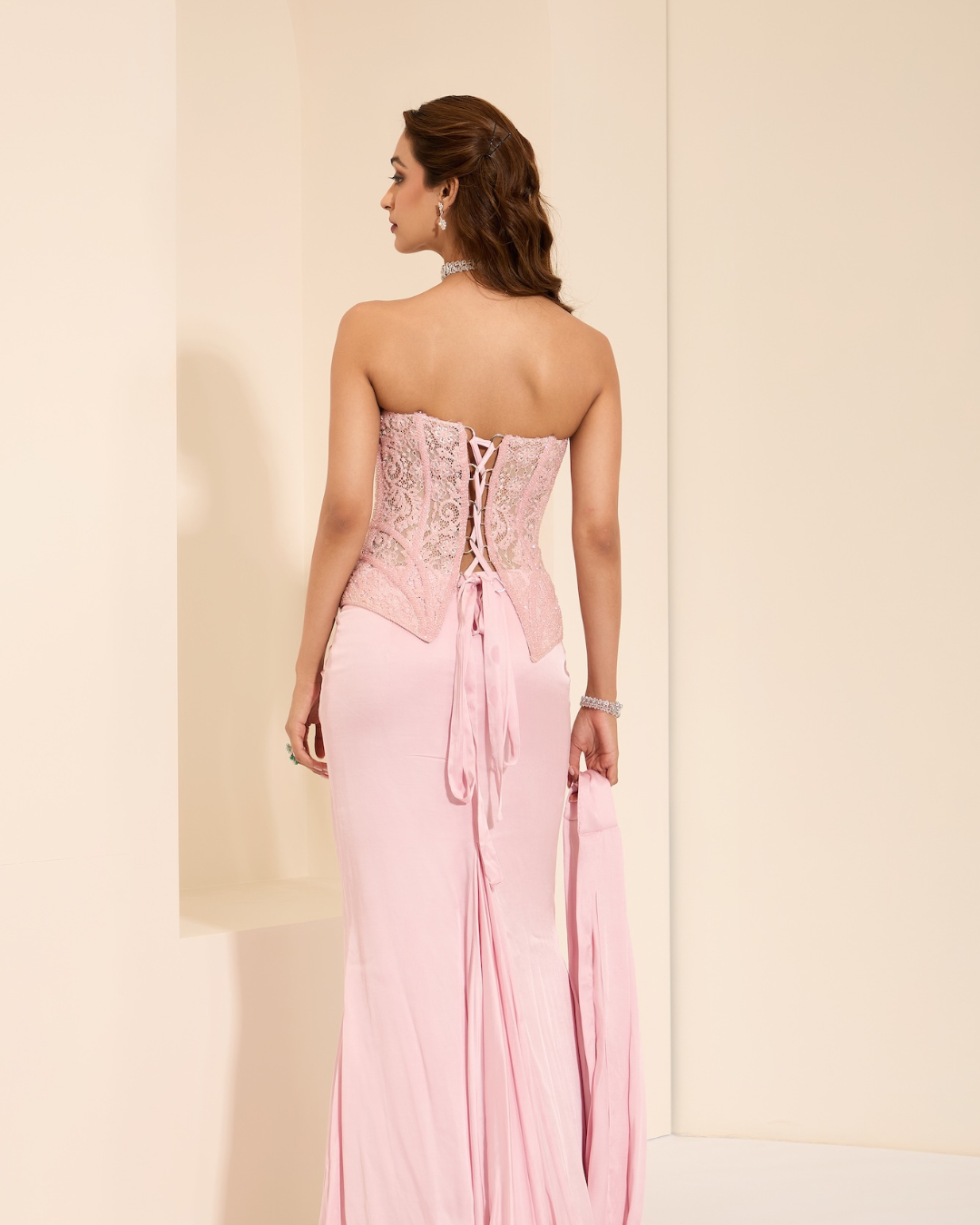 K&A by Karishma and Ashita - Primrose Corset and Drape