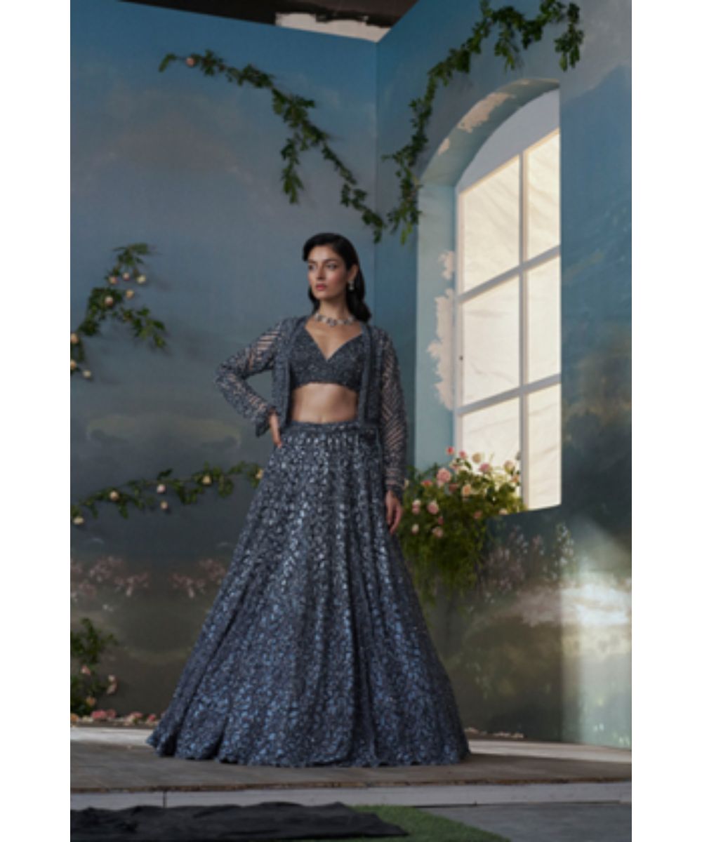 NITIKA GUJRAL - Lehenga Choli Jacket Set