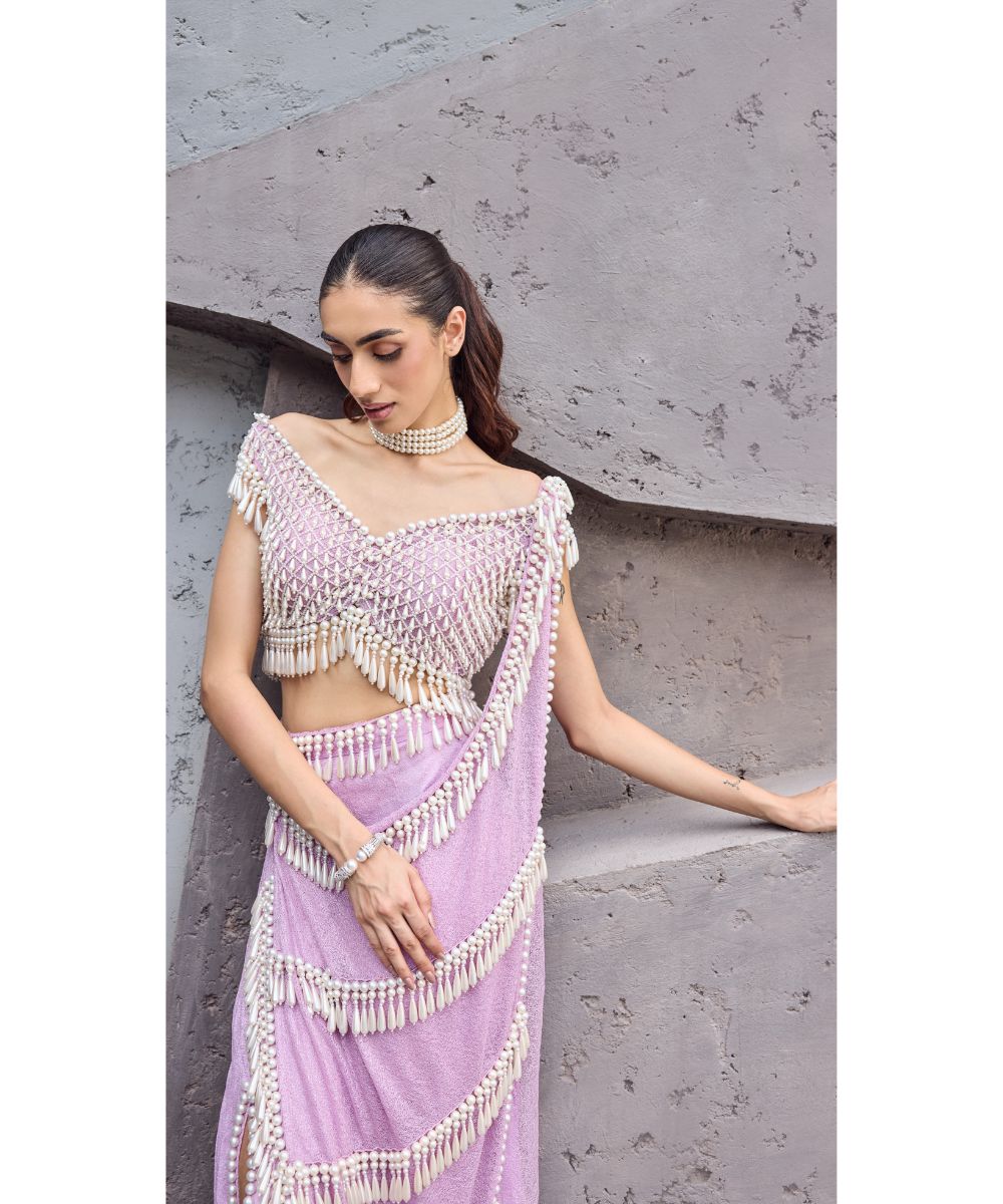 MEHUL GUPTA - Pre-stitched Fusion Saree