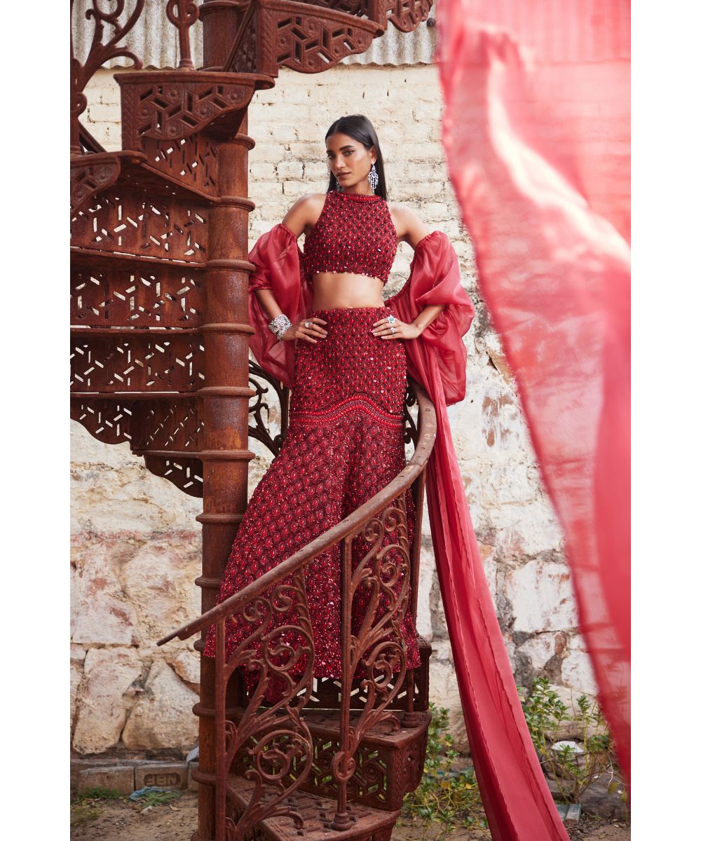 MEHUL GUPTA - Fish cut Lehenga