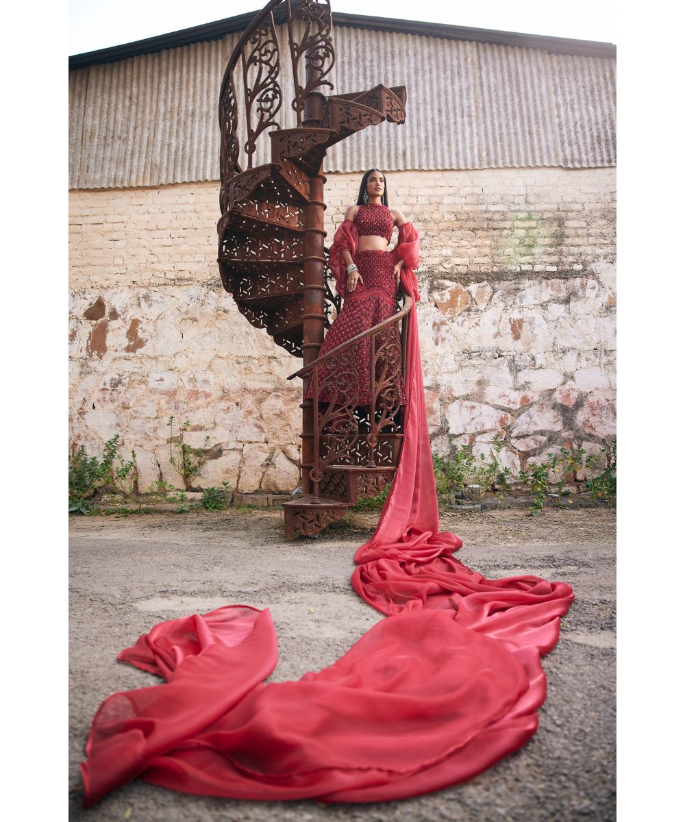 MEHUL GUPTA - Fish cut Lehenga